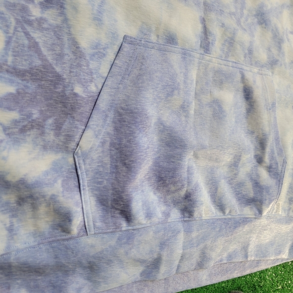 Nike Icon Clash Women's Pullover Dri-Fit Tie Die Hoodie Size Large White Purple - Picture 5 of 9